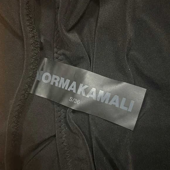 Norma Kamali Black One Shoulder Dress - Picture 7 of 8